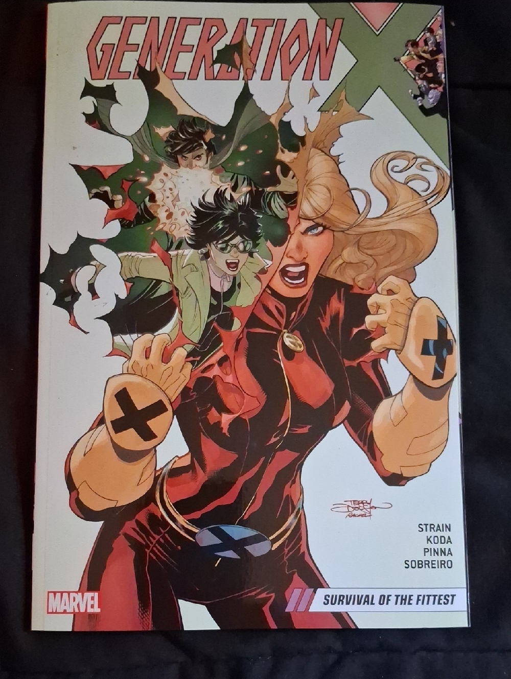 Marvel Generation X Comic Cover - Red, Black, Blonde